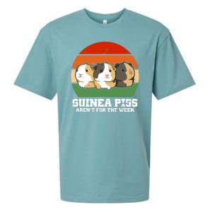 Guinea Pigs Aren't For The Week Sueded Cloud Jersey T-Shirt