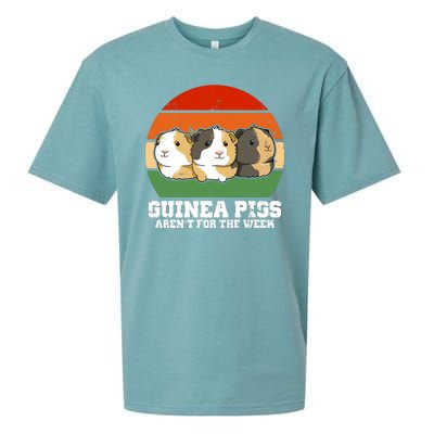 Guinea Pigs Aren't For The Week Sueded Cloud Jersey T-Shirt