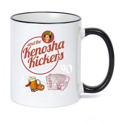 Gus Polinski And The Kenosha Kickers Sheboygan Wisconsin Winter Tour 1990 11oz Black Color Changing Mug