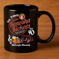 Gus Polinski And The Kenosha Kickers Sheboygan Wisconsin Winter Tour 1990 11oz C Handle Ceramic Mug
