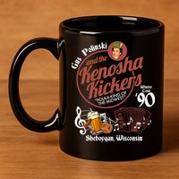 Gus Polinski And The Kenosha Kickers Sheboygan Wisconsin Winter Tour 1990 11oz C Handle Ceramic Mug