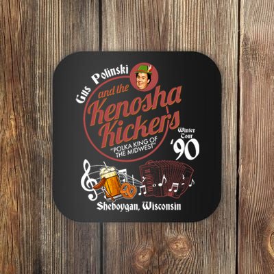 Gus Polinski And The Kenosha Kickers Sheboygan Wisconsin Winter Tour 1990 Coaster