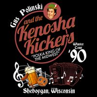 Gus Polinski And The Kenosha Kickers Sheboygan Wisconsin Winter Tour 1990 Drawstring Bag