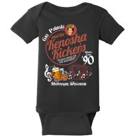 Gus Polinski And The Kenosha Kickers Sheboygan Wisconsin Winter Tour 1990 Baby Bodysuit