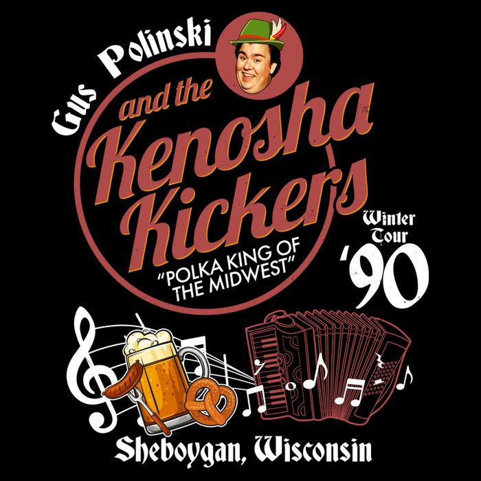 Gus Polinski And The Kenosha Kickers Sheboygan Wisconsin Winter Tour 1990 Baby Bodysuit