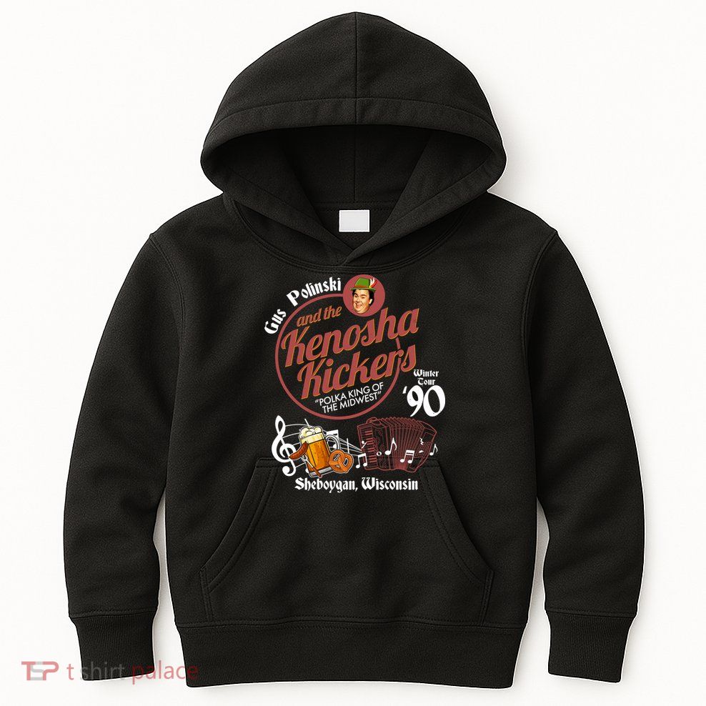Gus Polinski And The Kenosha Kickers Sheboygan Wisconsin Winter Tour 1990 Kids Hoodie