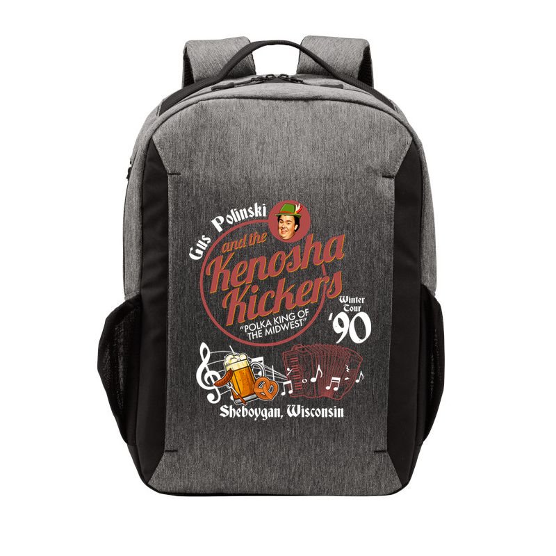 Gus Polinski And The Kenosha Kickers Sheboygan Wisconsin Winter Tour 1990 Vector Backpack