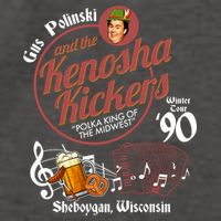 Gus Polinski And The Kenosha Kickers Sheboygan Wisconsin Winter Tour 1990 Vector Backpack