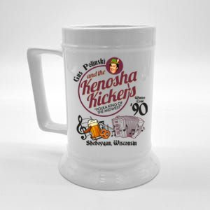 Gus Polinski And The Kenosha Kickers Sheboygan Wisconsin Winter Tour 1990 Beer Stein