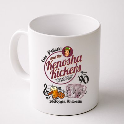 Gus Polinski And The Kenosha Kickers Sheboygan Wisconsin Winter Tour 1990 Coffee Mug