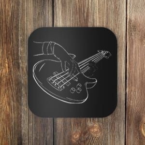 Guitar Player Art Guitarist Funny Guitar Lover Coaster