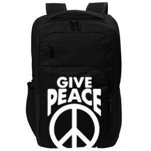 Give Peace A Chance Impact Tech Backpack