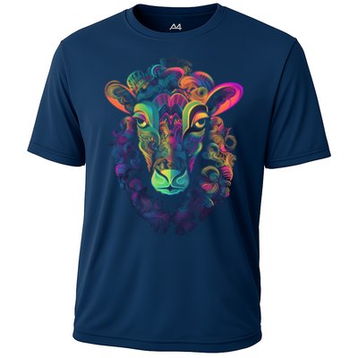 Graffiti Pop Art Of Sheep Animal Graphic Tees For Performance Shirt