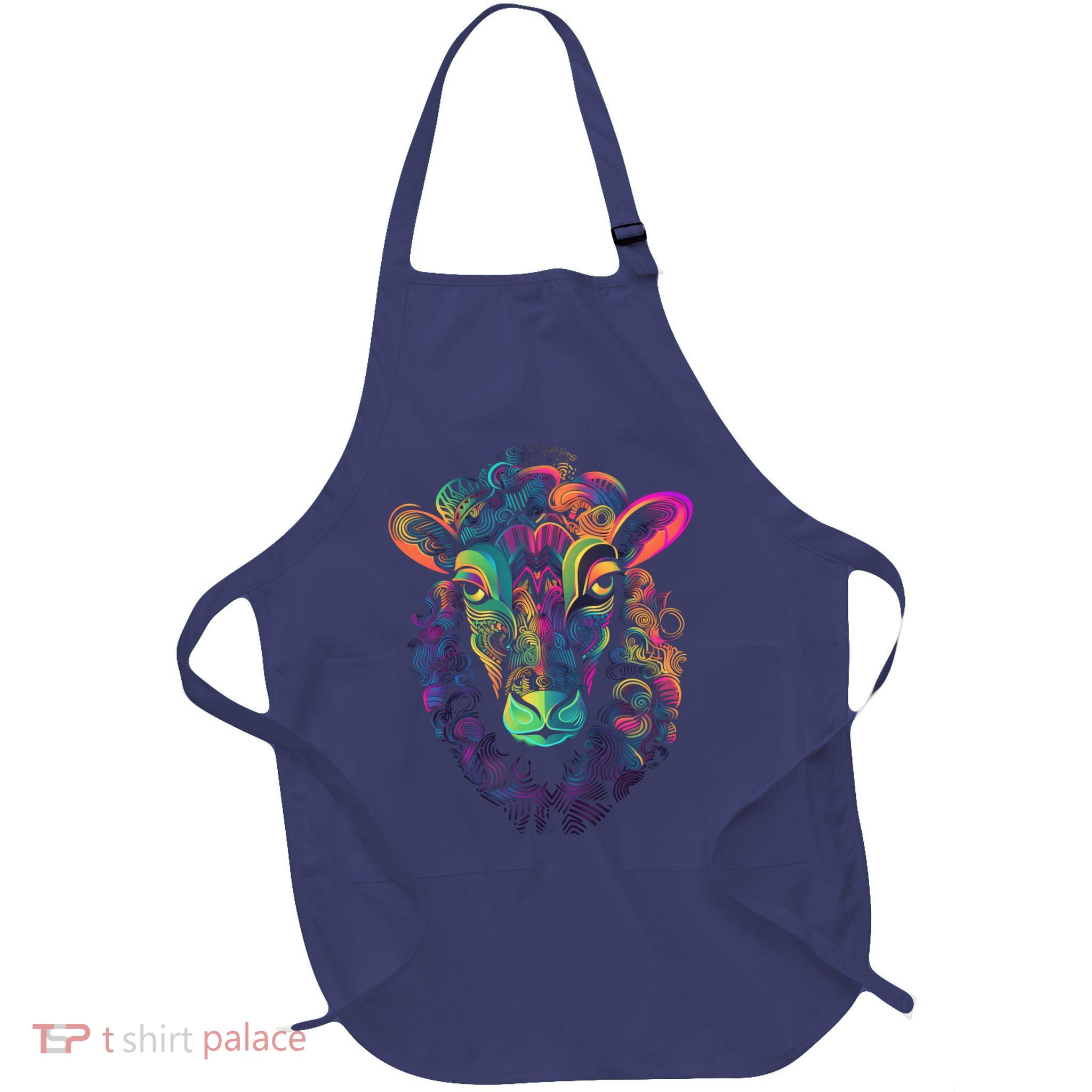 Graffiti Pop Art Of Sheep Animal Graphic Tees For Apron
