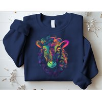 Graffiti Pop Art Of Sheep Animal Graphic Tees For Sweatshirt