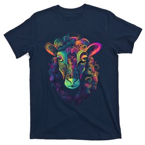 Graffiti Pop Art Of Sheep Animal Graphic Tees For T-Shirt