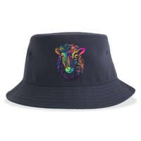 Graffiti Pop Art Of Sheep Animal Graphic Tees For Sustainable Bucket Hat