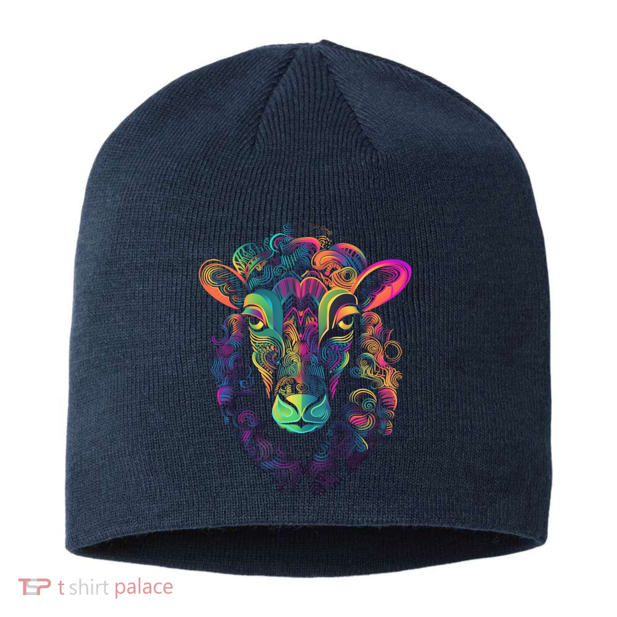 Graffiti Pop Art Of Sheep Animal Graphic Tees For Sustainable Beanie