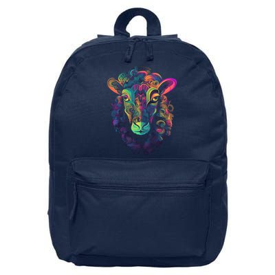 Graffiti Pop Art Of Sheep Animal Graphic Tees For 16 in Basic Backpack