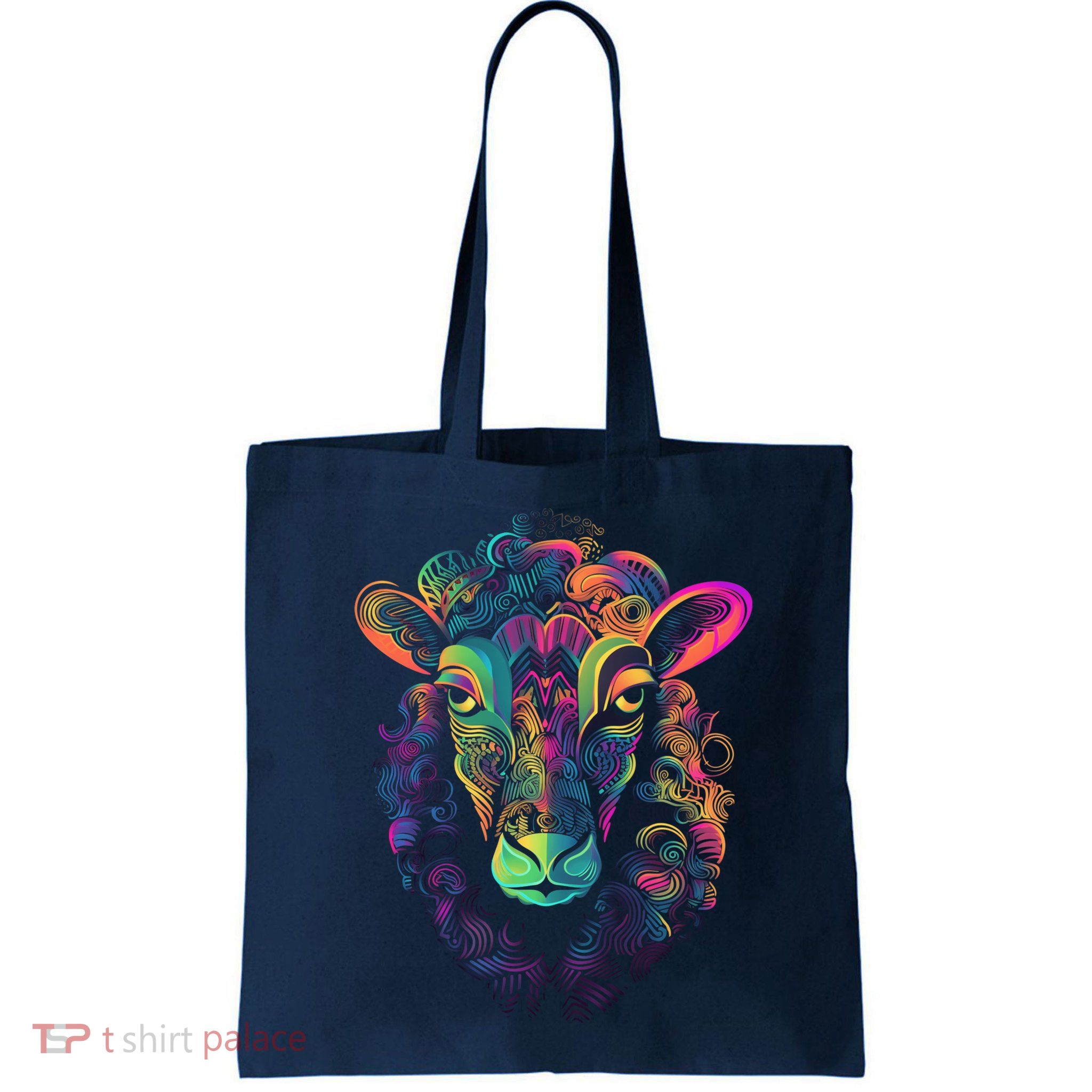 Graffiti Pop Art Of Sheep Animal Graphic Tees For Bag