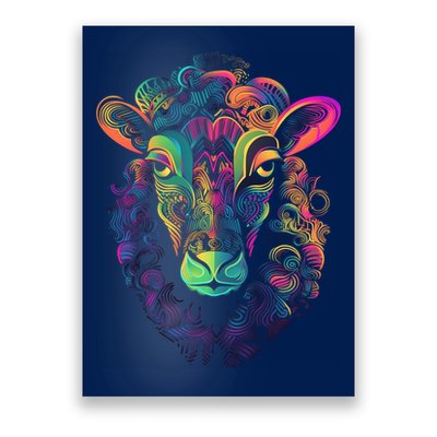 Graffiti Pop Art Of Sheep Animal Graphic Tees For Poster
