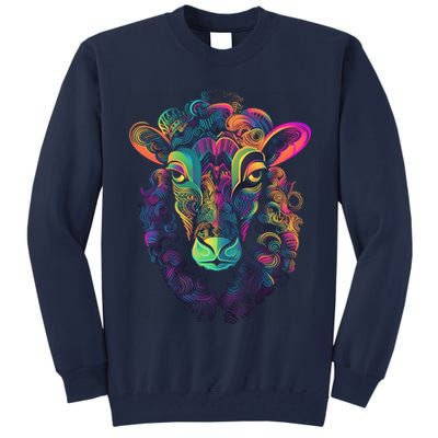 Graffiti Pop Art Of Sheep Animal Graphic Tees For Tall Sweatshirt