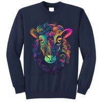 Graffiti Pop Art Of Sheep Animal Graphic Tees For Tall Sweatshirt