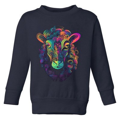 Graffiti Pop Art Of Sheep Animal Graphic Tees For Toddler Sweatshirt
