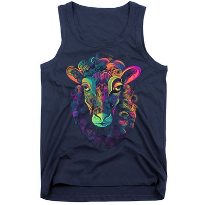 Graffiti Pop Art Of Sheep Animal Graphic Tees For Tank Top