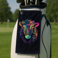 Graffiti Pop Art Of Sheep Animal Graphic Tees For Golf Towel