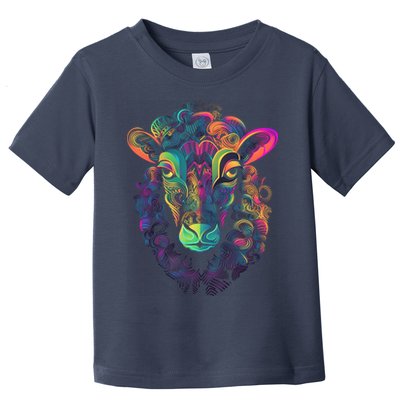 Graffiti Pop Art Of Sheep Animal Graphic Tees For Toddler T-Shirt