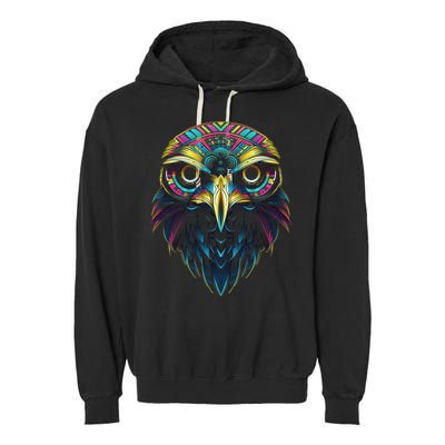 Graffiti Pop Art Of Eagle Animal Graphic Tees For Garment-Dyed Fleece Hoodie