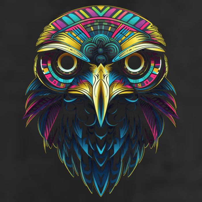 Graffiti Pop Art Of Eagle Animal Graphic Tees For Adult Drive Performance Visor