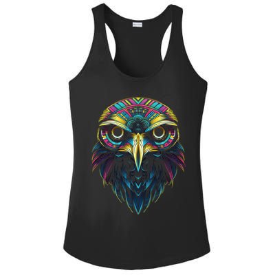 Graffiti Pop Art Of Eagle Animal Graphic Tees For Ladies PosiCharge Competitor Racerback Tank