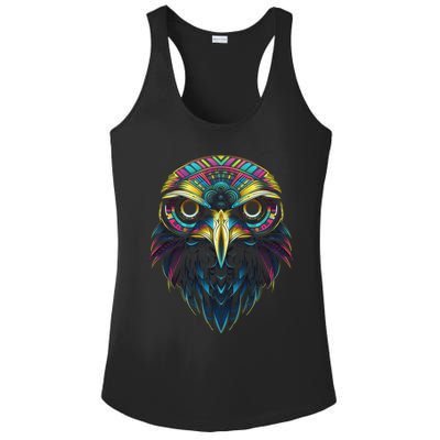 Graffiti Pop Art Of Eagle Animal Graphic Tees For Ladies PosiCharge Competitor Racerback Tank