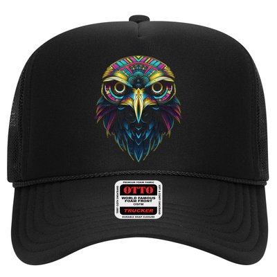 Graffiti Pop Art Of Eagle Animal Graphic Tees For Trucker Hat