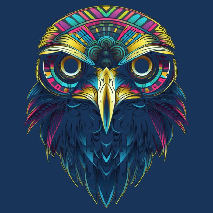 Graffiti Pop Art Of Eagle Animal Graphic Tees For Cooling Performance Crew T-Shirt