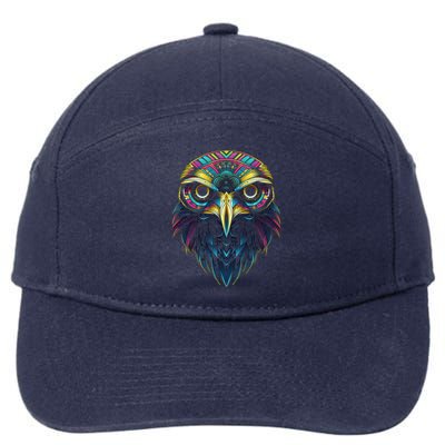 Graffiti Pop Art Of Eagle Animal Graphic Tees For 7-Panel Snapback Hat