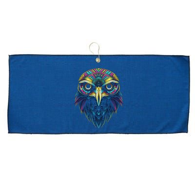Graffiti Pop Art Of Eagle Animal Graphic Tees For Large Microfiber Waffle Golf Towel