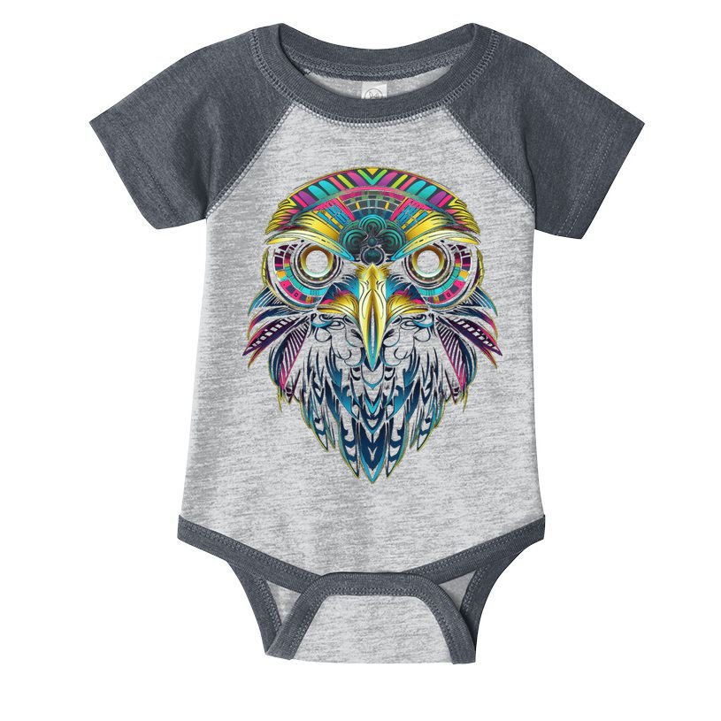 Graffiti Pop Art Of Eagle Animal Graphic Tees For Infant Baby Jersey Bodysuit