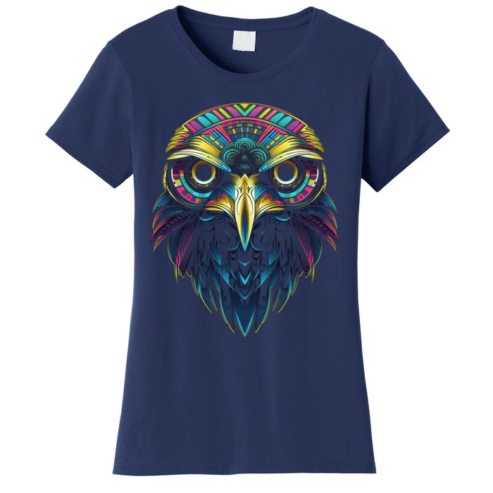 Graffiti Pop Art Of Eagle Animal Graphic Tees For Women's T-Shirt