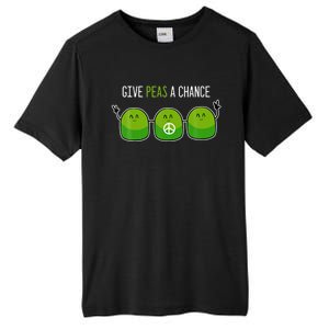 Give Peas A Chance Foodie Or Cook Tall Fusion ChromaSoft Performance T-Shirt