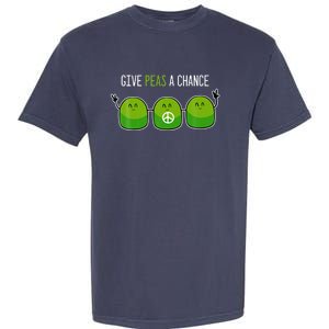 Give Peas A Chance Foodie Or Cook Garment-Dyed Heavyweight T-Shirt