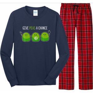 Give Peas A Chance Foodie Or Cook Long Sleeve Pajama Set