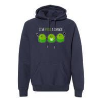 Give Peas A Chance Foodie Or Cook Premium Hoodie