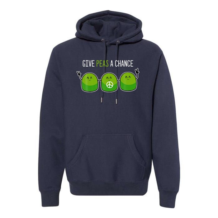 Give Peas A Chance Foodie Or Cook Premium Hoodie