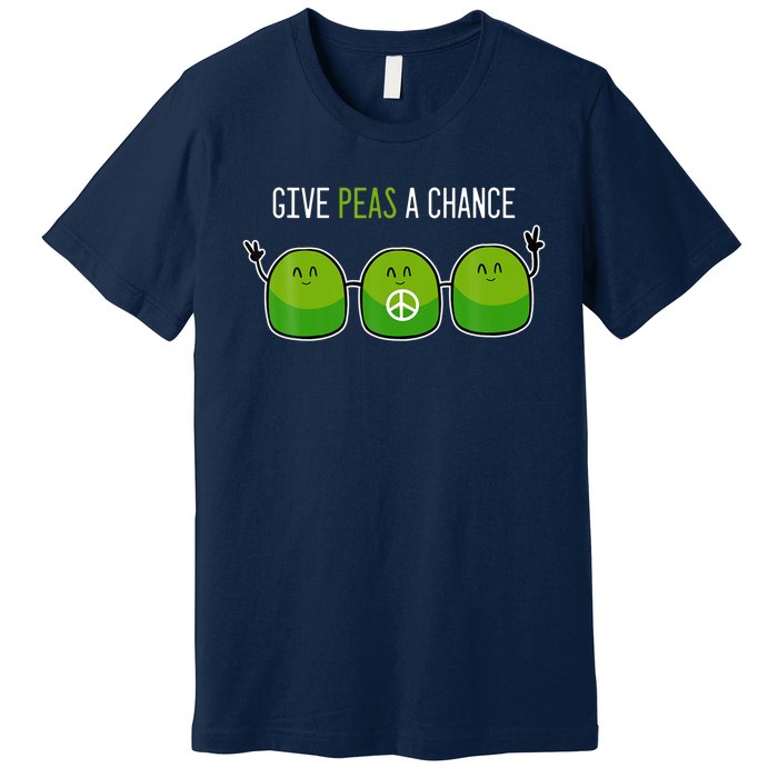 Give Peas A Chance Foodie Or Cook Premium T-Shirt