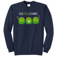 Give Peas A Chance Foodie Or Cook Tall Sweatshirt