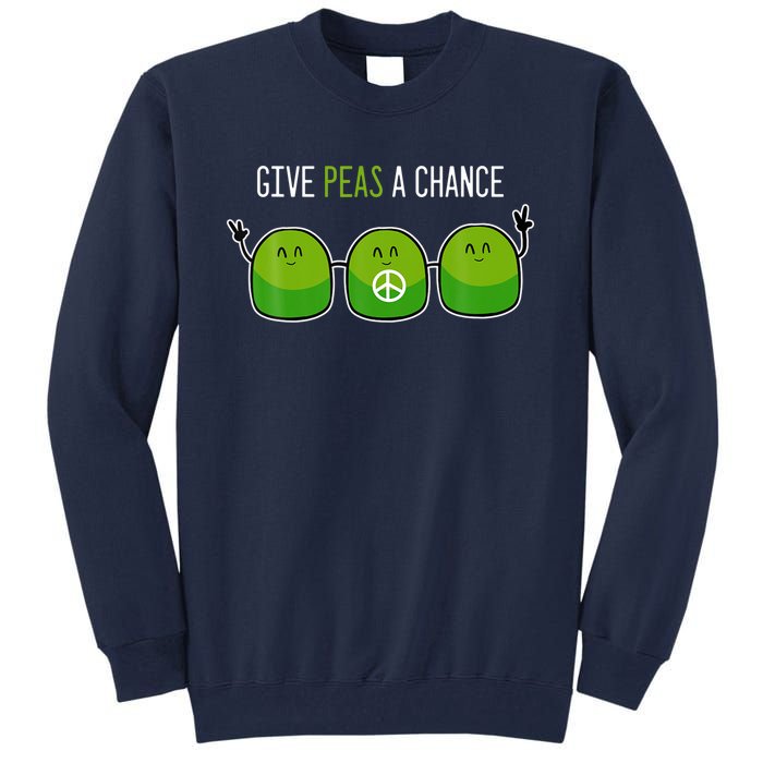 Give Peas A Chance Foodie Or Cook Tall Sweatshirt