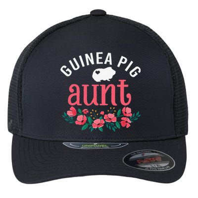 Guinea Pig Aunt Pet Gifts Funny Guinea Pig Lover Christmas Flexfit Unipanel Trucker Cap